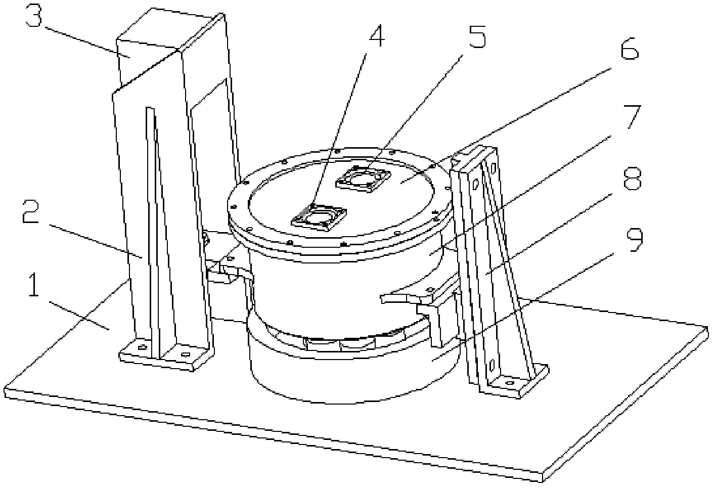 Energy storage device of vacuum super-conducting magnetic suspension integrated flywheel