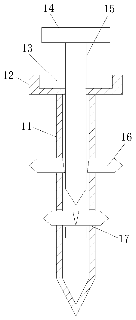 Slope reinforcing device for building municipal engineering