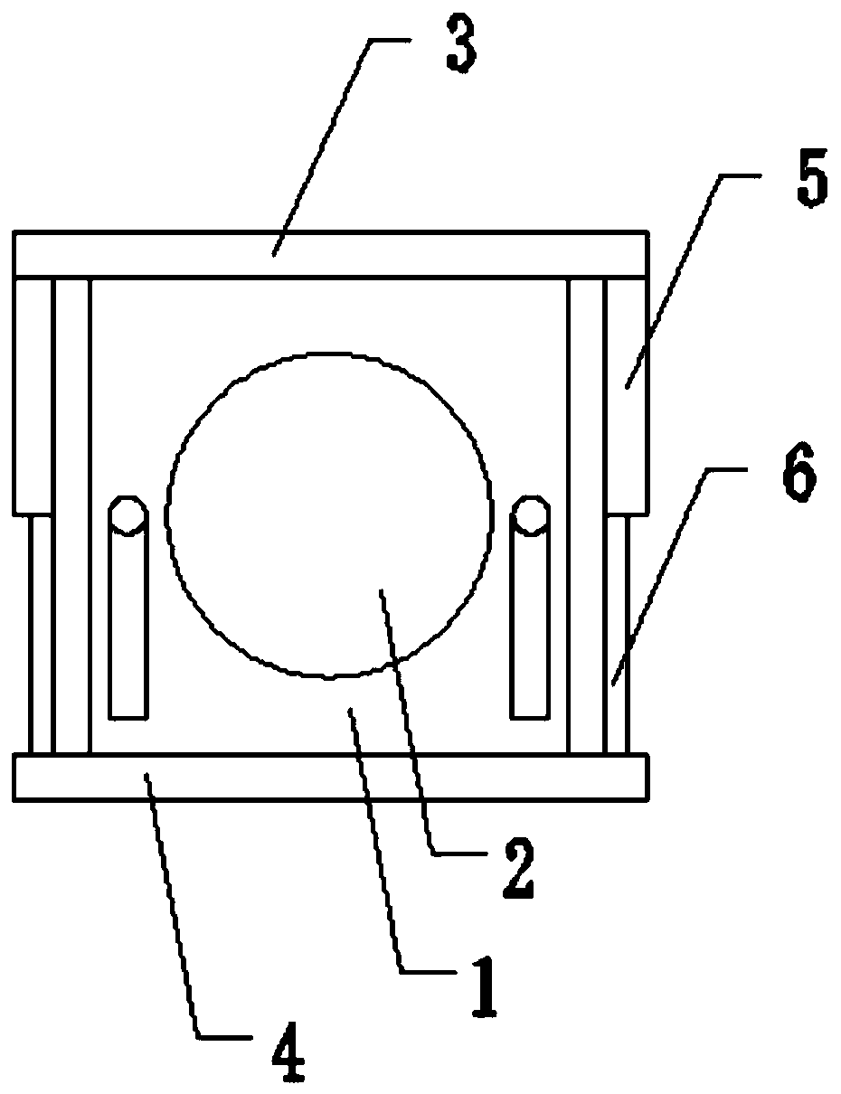 Monitoring camera with good shock resistance and function of automatically cleaning lens