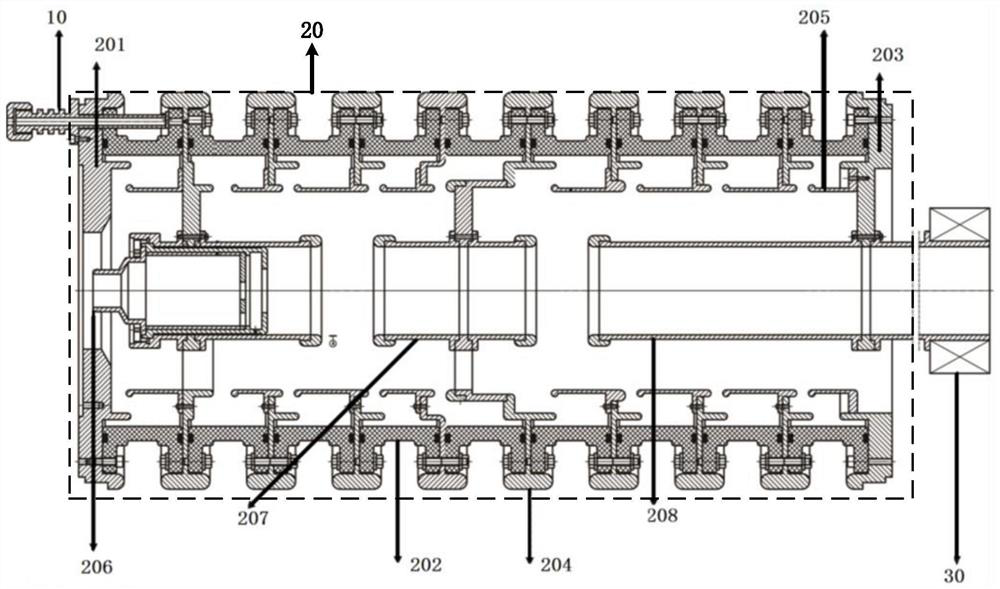 Detachable ion beam accelerating tube