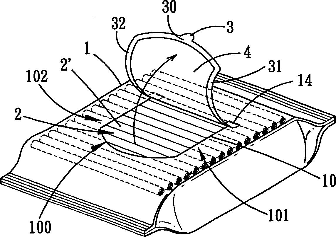 Repeated-heating wet paper towel packing body