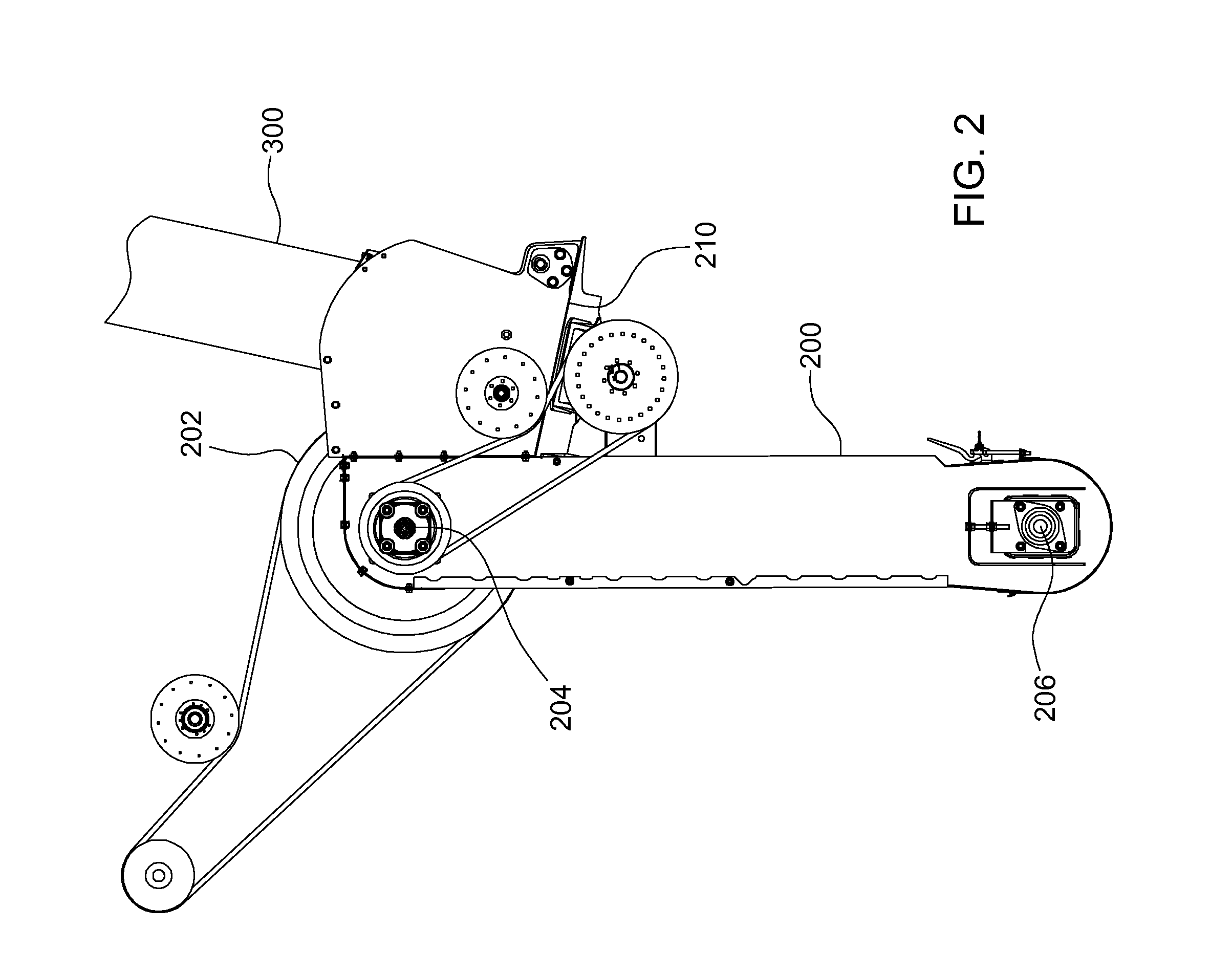 Agricultural harvester with bevel gear drive