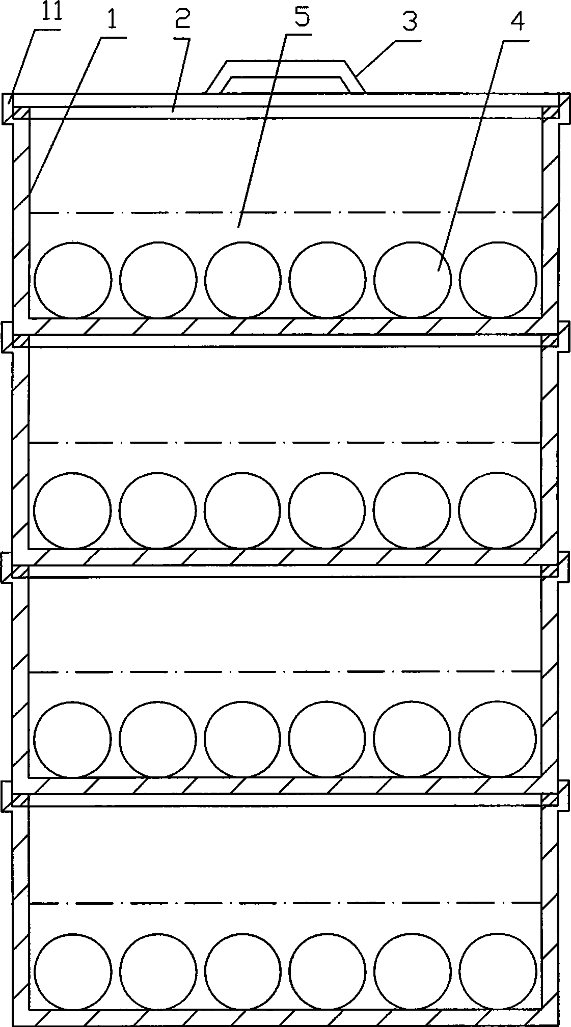 Novel preserved egg yellow and preparation method thereof