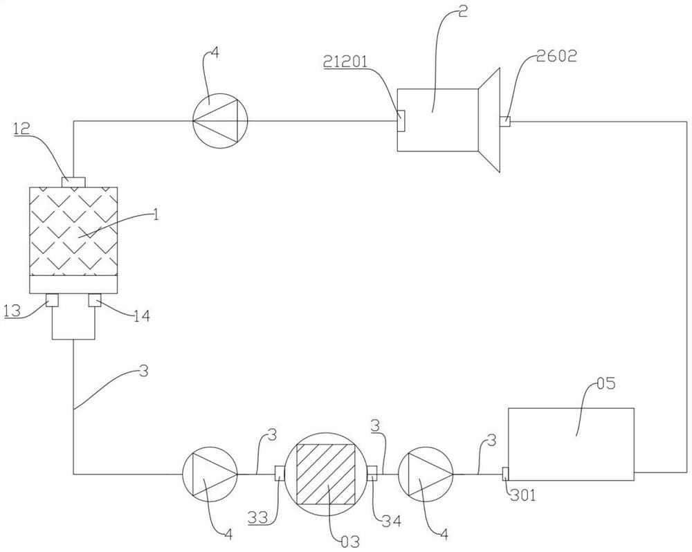 Metal powder circulating device for basic shaft type metal 3D printer