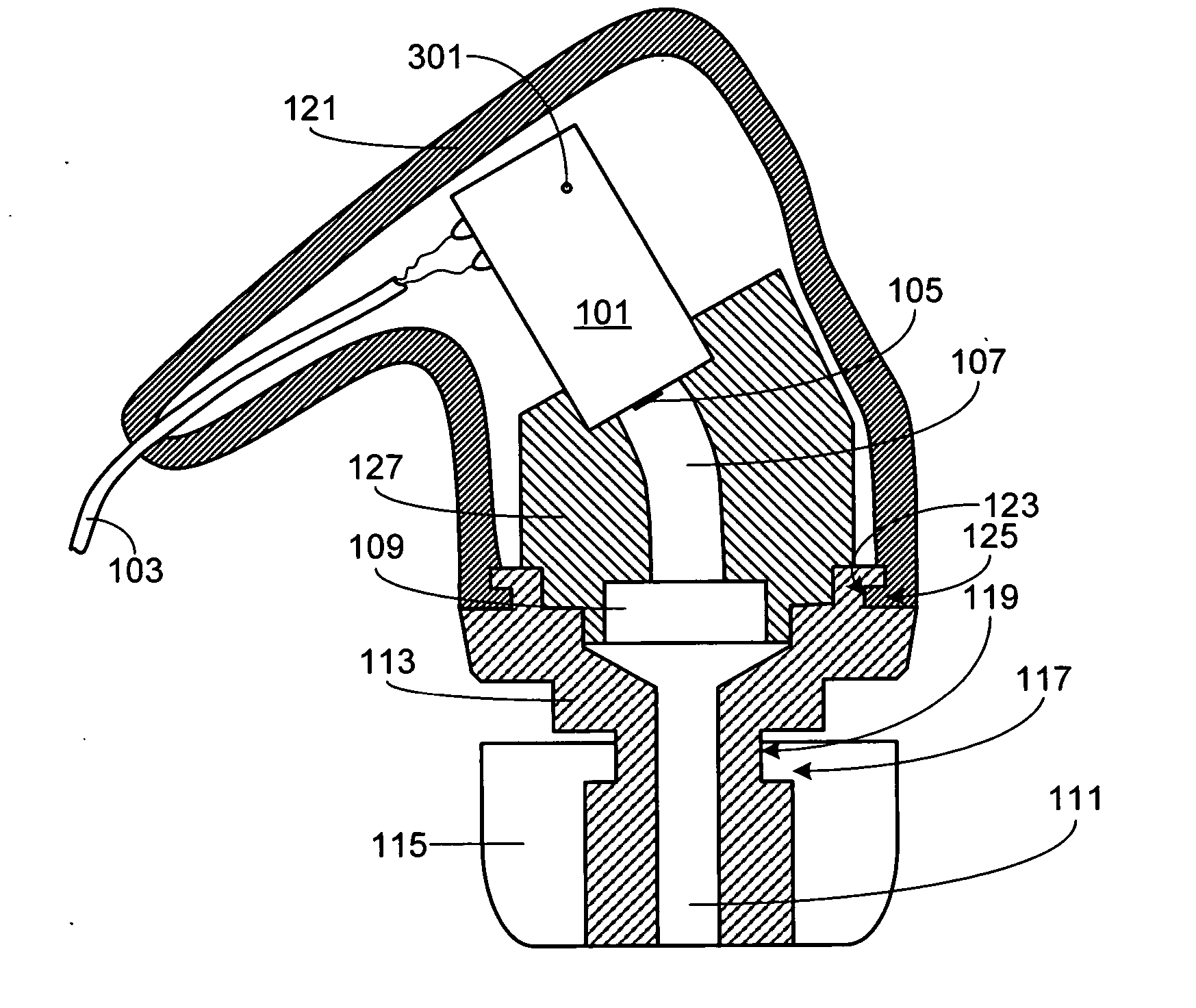 Earpiece with acoustic vent for driver response optimization