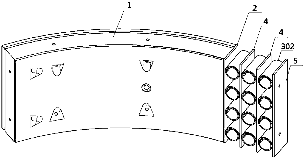 Segment lining structure adapting to large surrounding rock deformation and construction method thereof