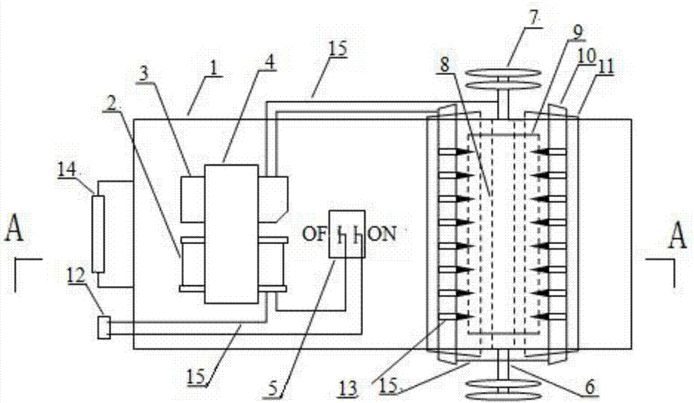 Electric precipitation experimental demonstrational instrument and experimental demonstration method thereof