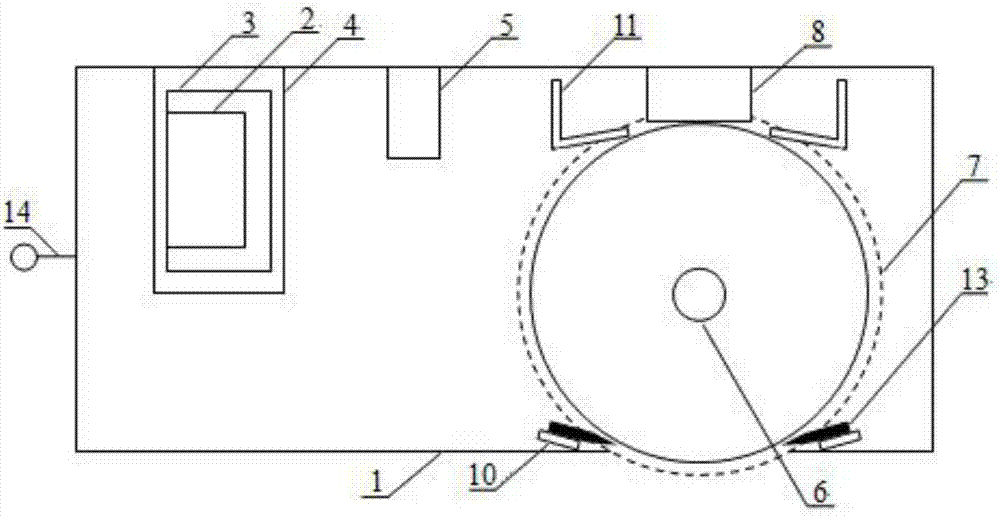 Electric precipitation experimental demonstrational instrument and experimental demonstration method thereof