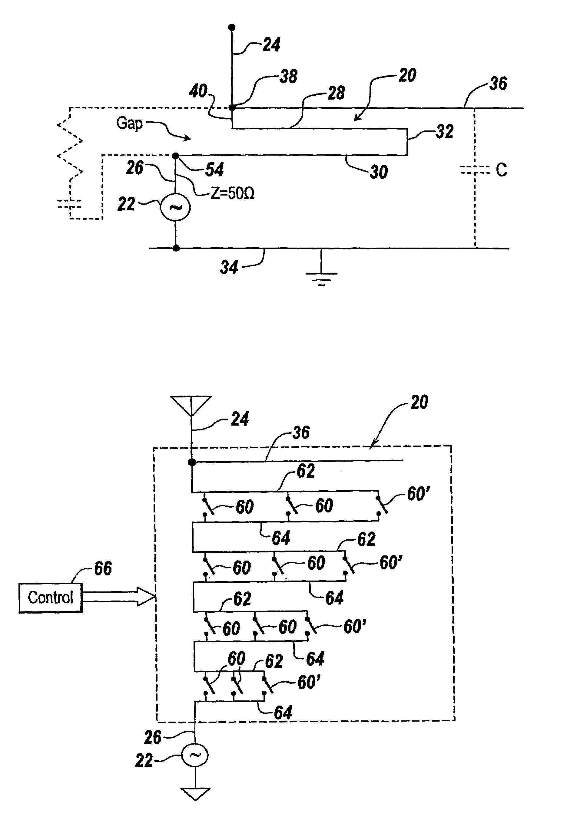 Meander line antenna coupler and shielded meander line