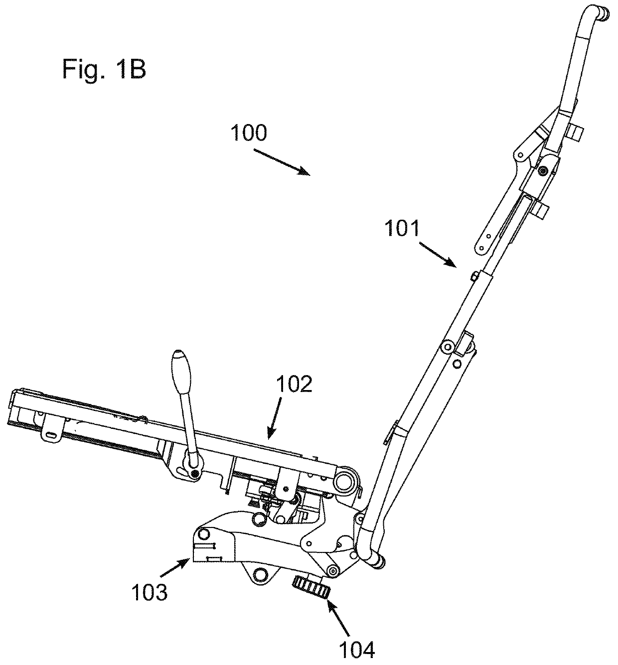 Item of seating furniture with a spring-mounted backrest