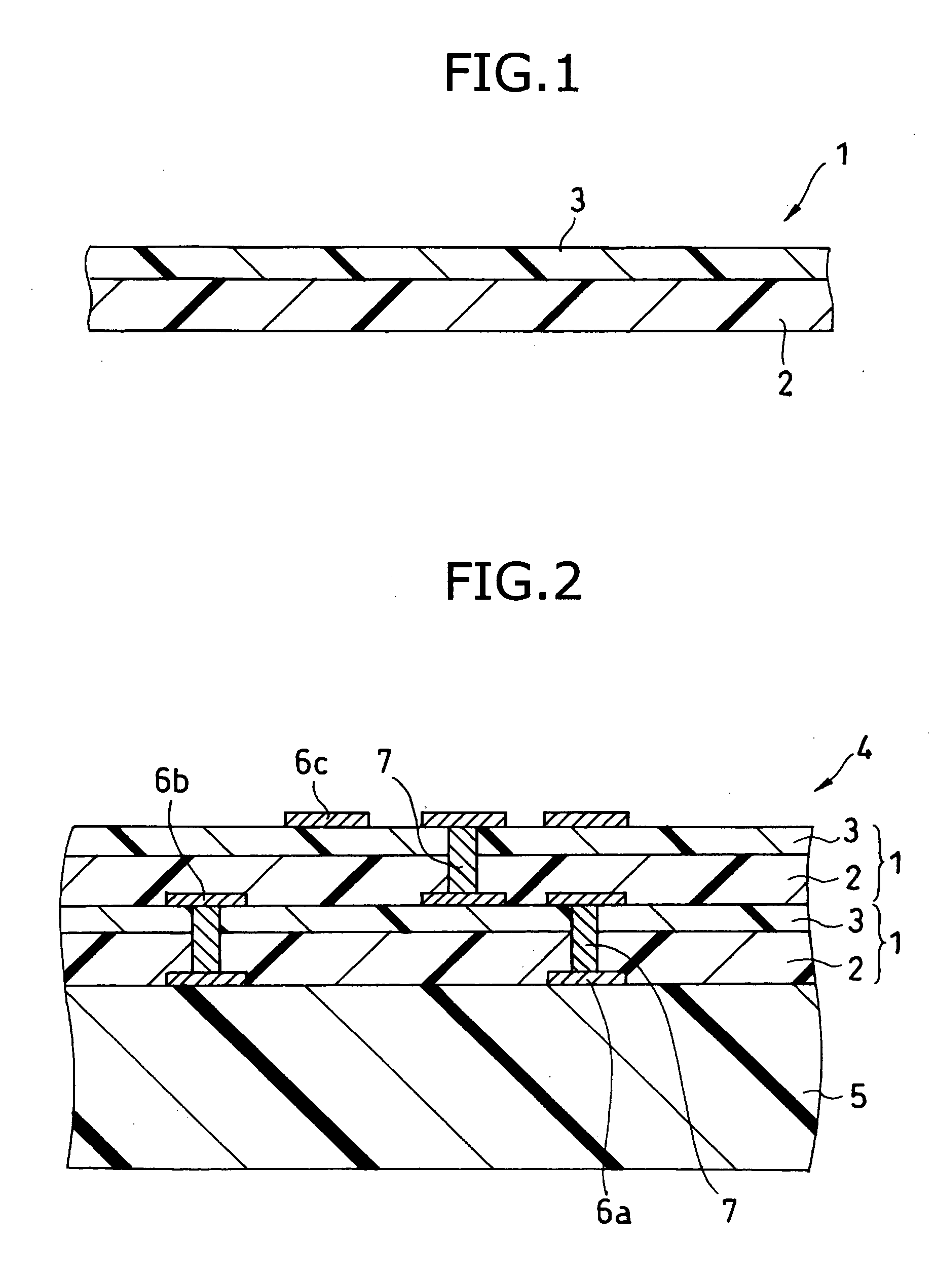 Sheet material and wiring board