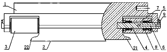 Uncoiling tool of hot coil box