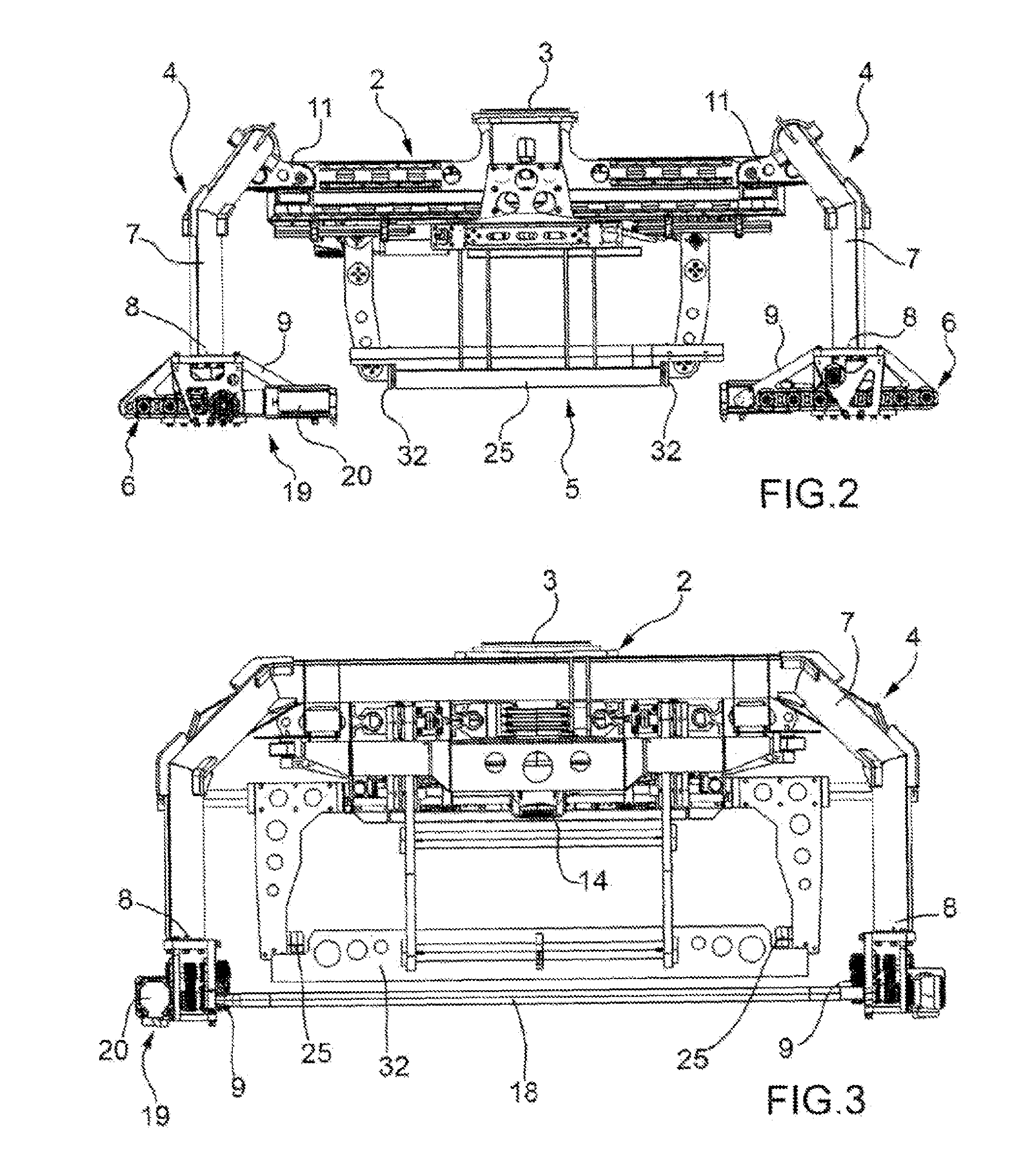 Gripping head for groups of products