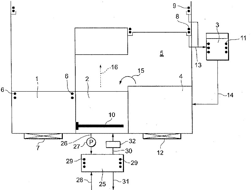 Dewatering agent, pre-rinsing agent, dewatering method and dewatering device