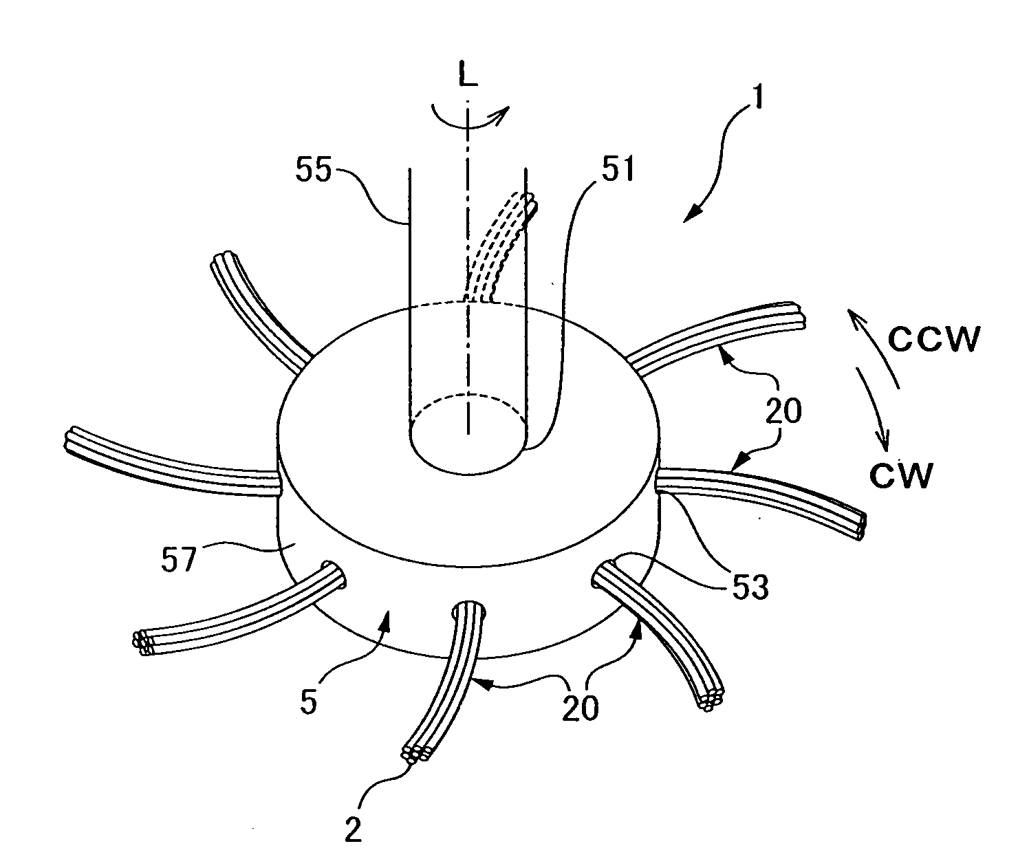 Brush-like Grindstone