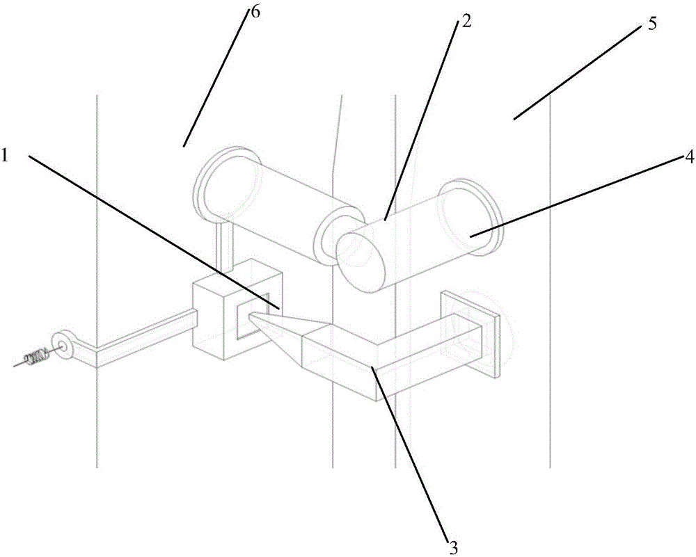 Multidimensional operation and maintenance monitoring sensor of protective door and protective door