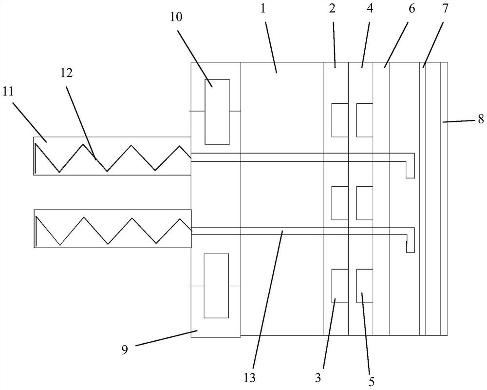 Passive building graphite composite rock wool outer wall external thermal insulation system