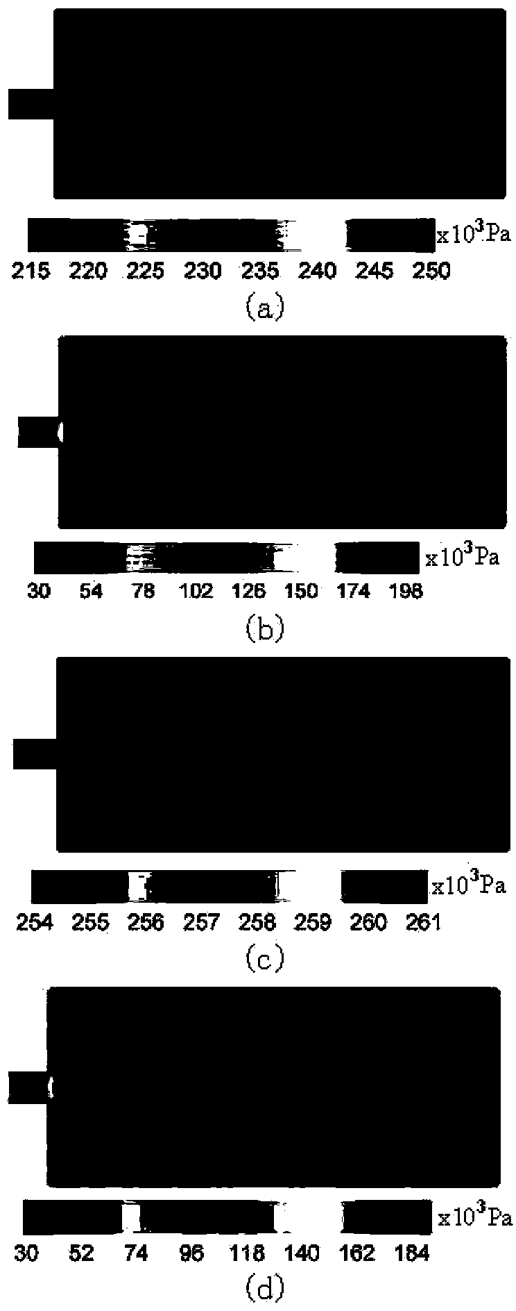 Method for measuring pressure of constant-volume quick inflation/deflation air cavity