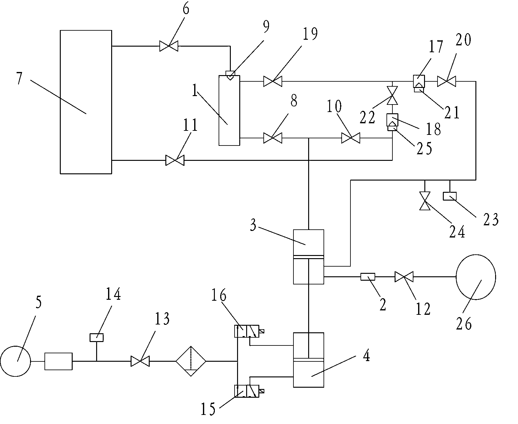 Transformer oil gassing device