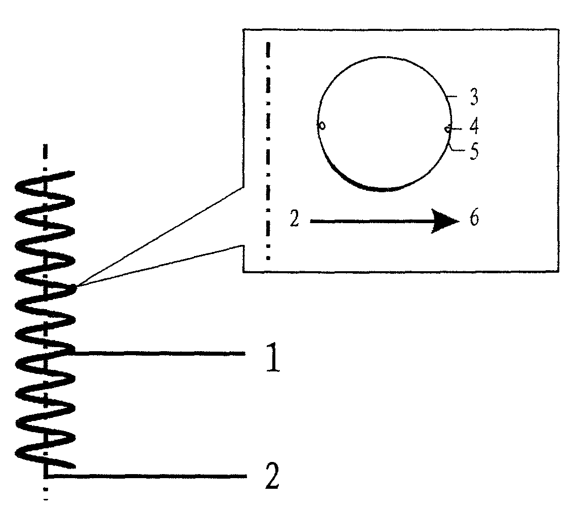 Distributed optical fiber large-deformation measuring sensor