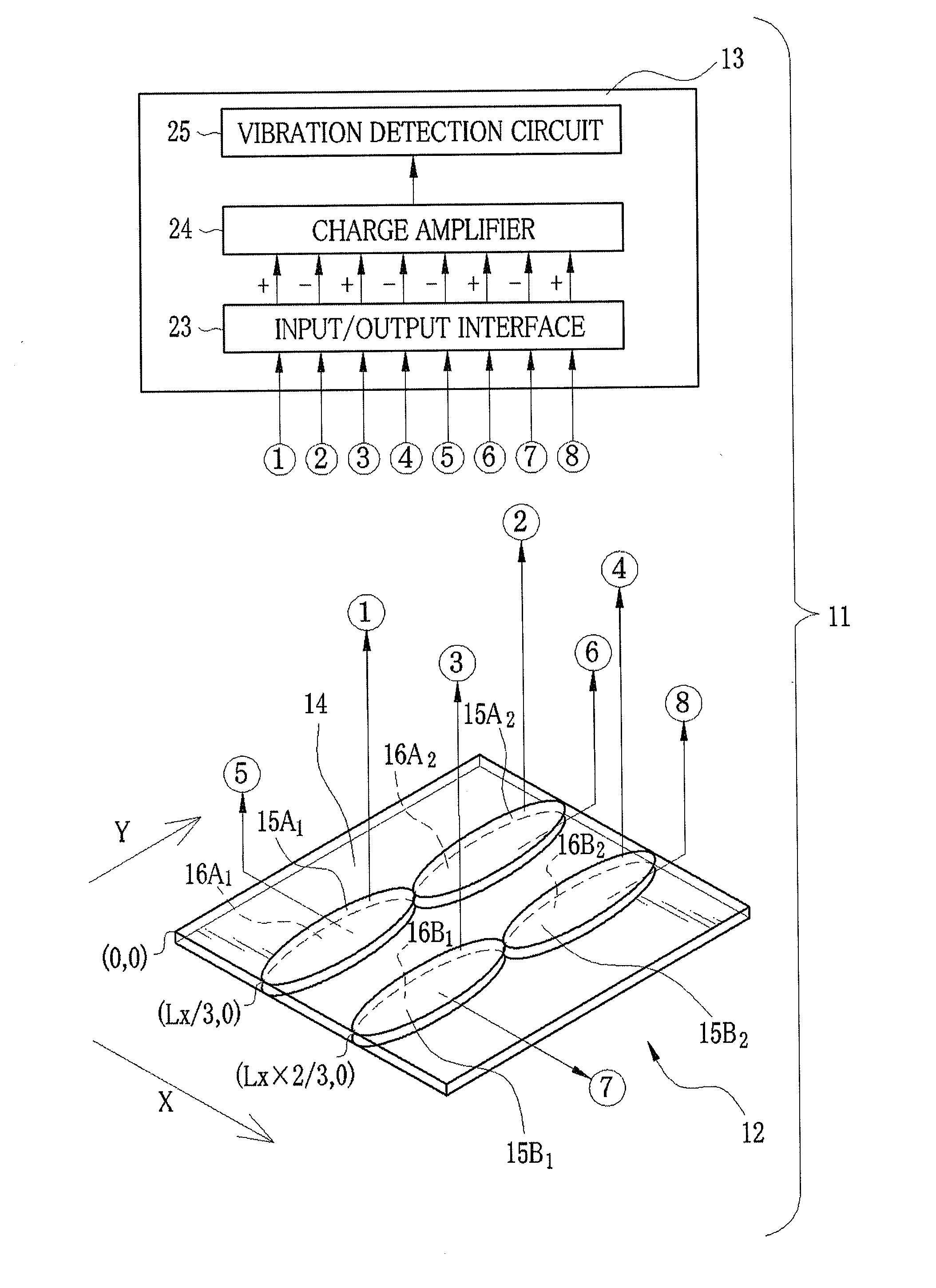 Vibration sensor film, vibration actuator film, vibration reduction film, and multilayer film using them