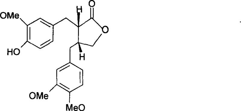 Pharmaceutical composition containing arctigenin and preparation method