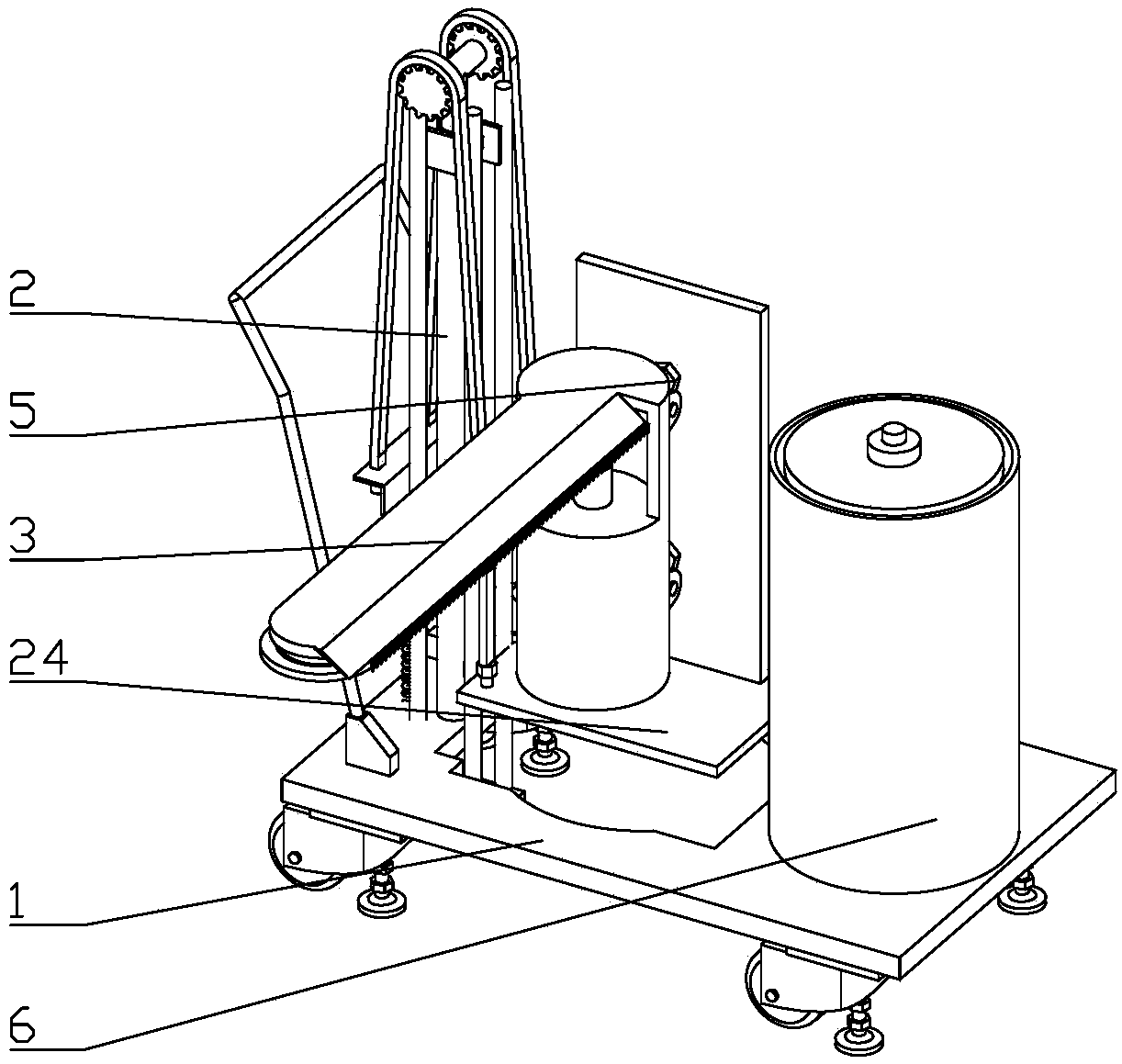 Multifunctional municipal gardening maintenance machine