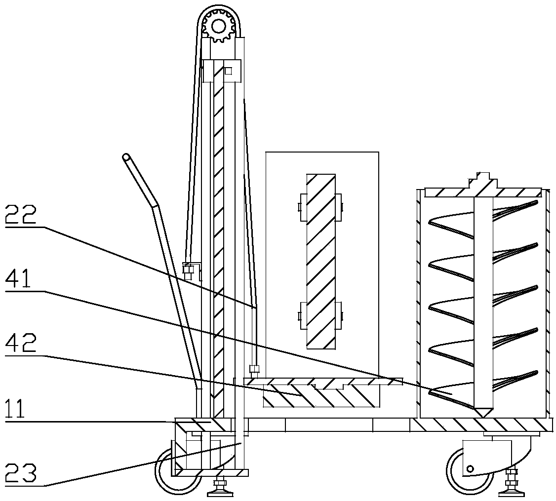 Multifunctional municipal gardening maintenance machine