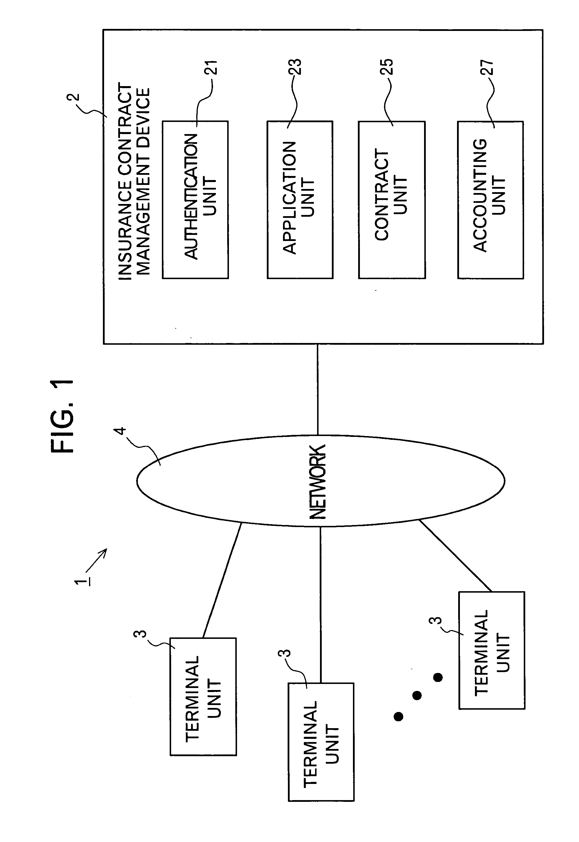 Insurance contract accounting system