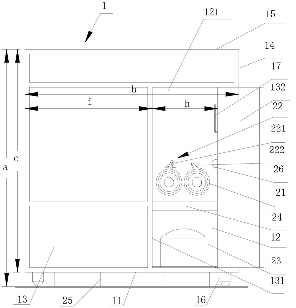 Sampling room for COVID-19 nucleic acid detection