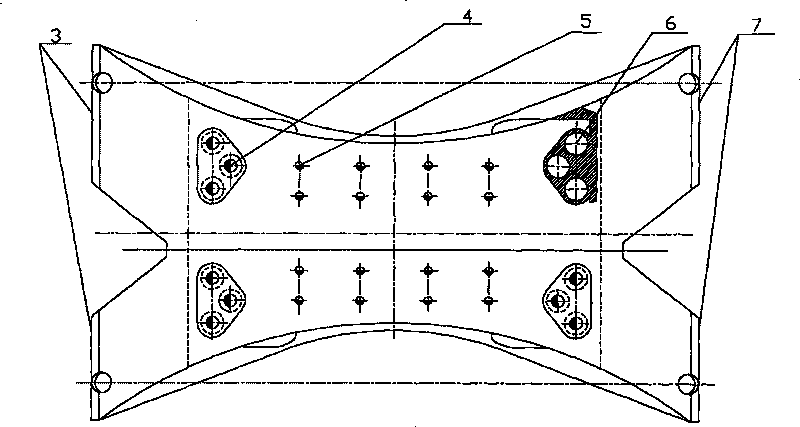 Processing technique for casting beam of automobile chassis