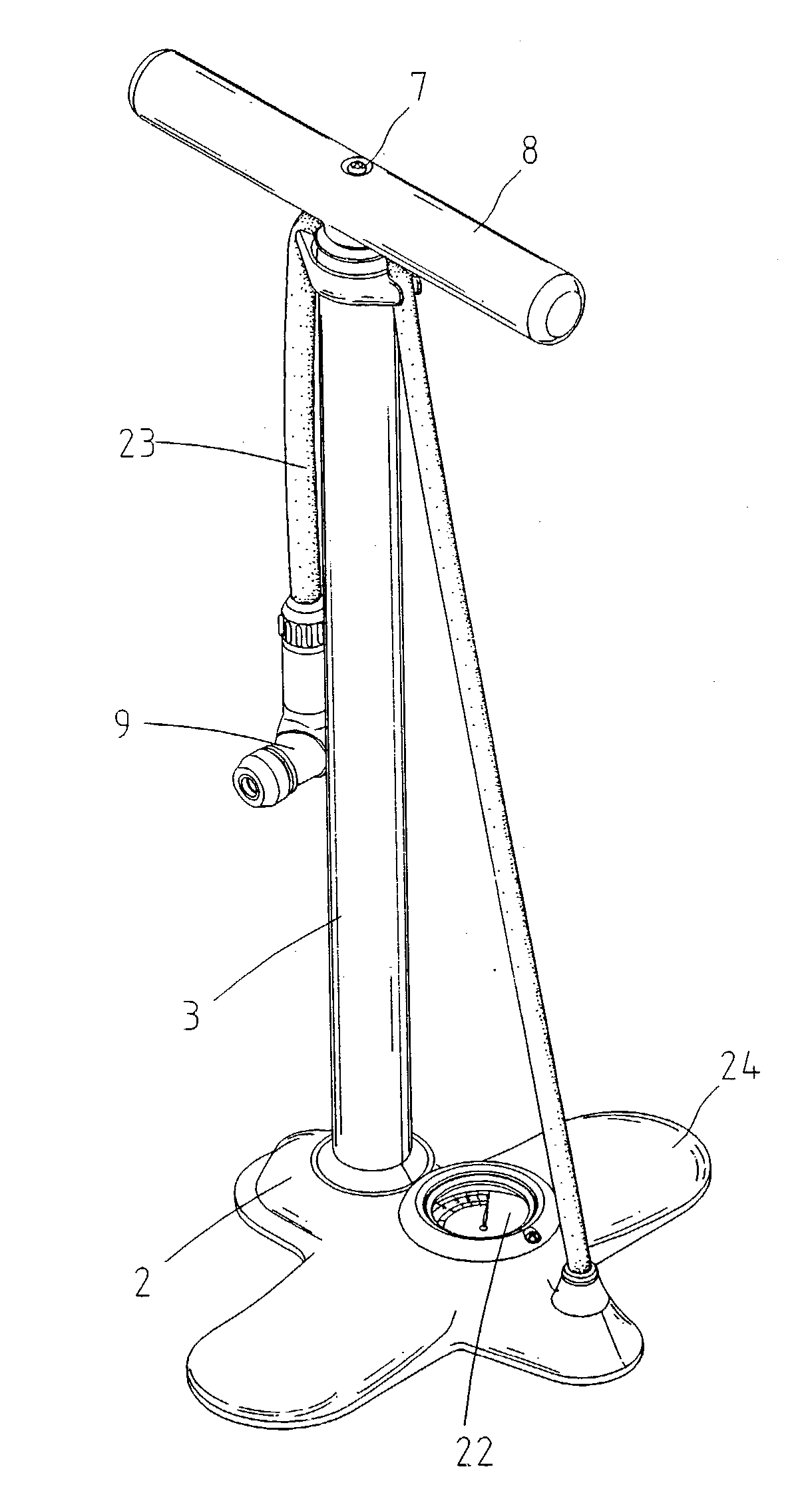 Pump capable of releasing excessive air