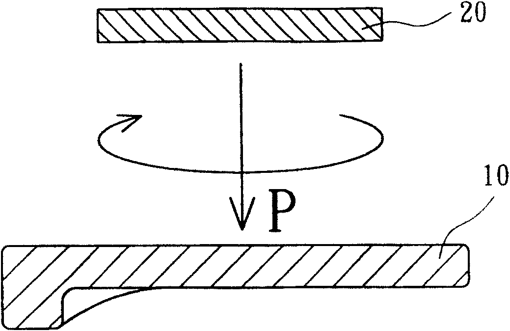 Driving panel welding method for golf pole head