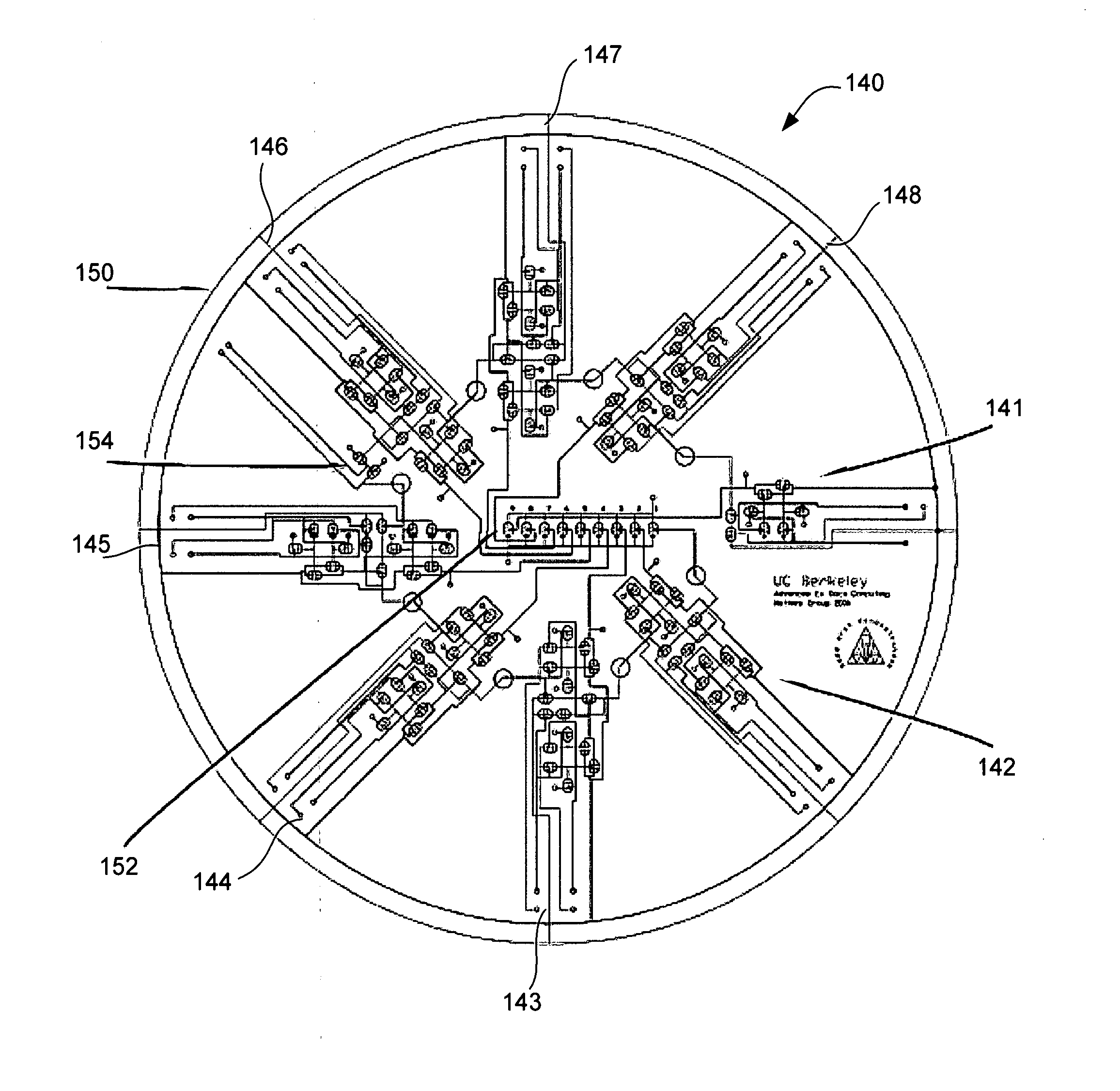 Multiplexed latching valves for microfluidic devices and processors