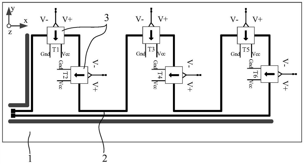 Orthogonal differential flexible electromagnetic sensor for residual stress detection