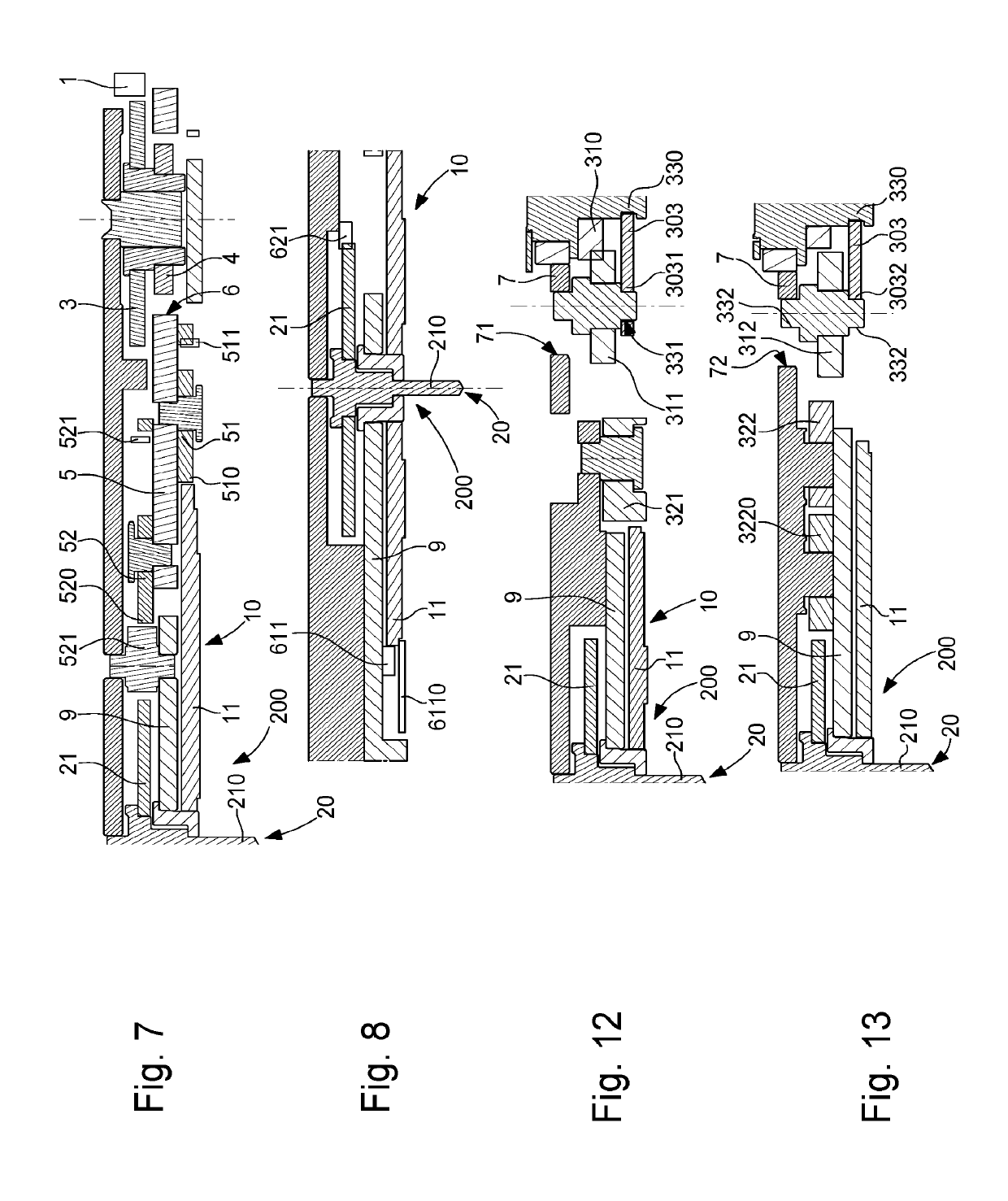 Timepiece mechanism for control of a plurality of displays