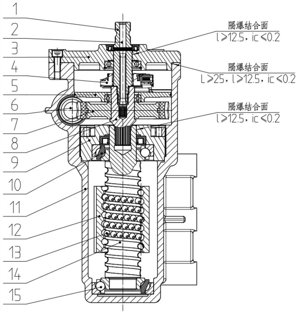 Mining explosion-proof type circulating ball electric power steering gear and vehicle