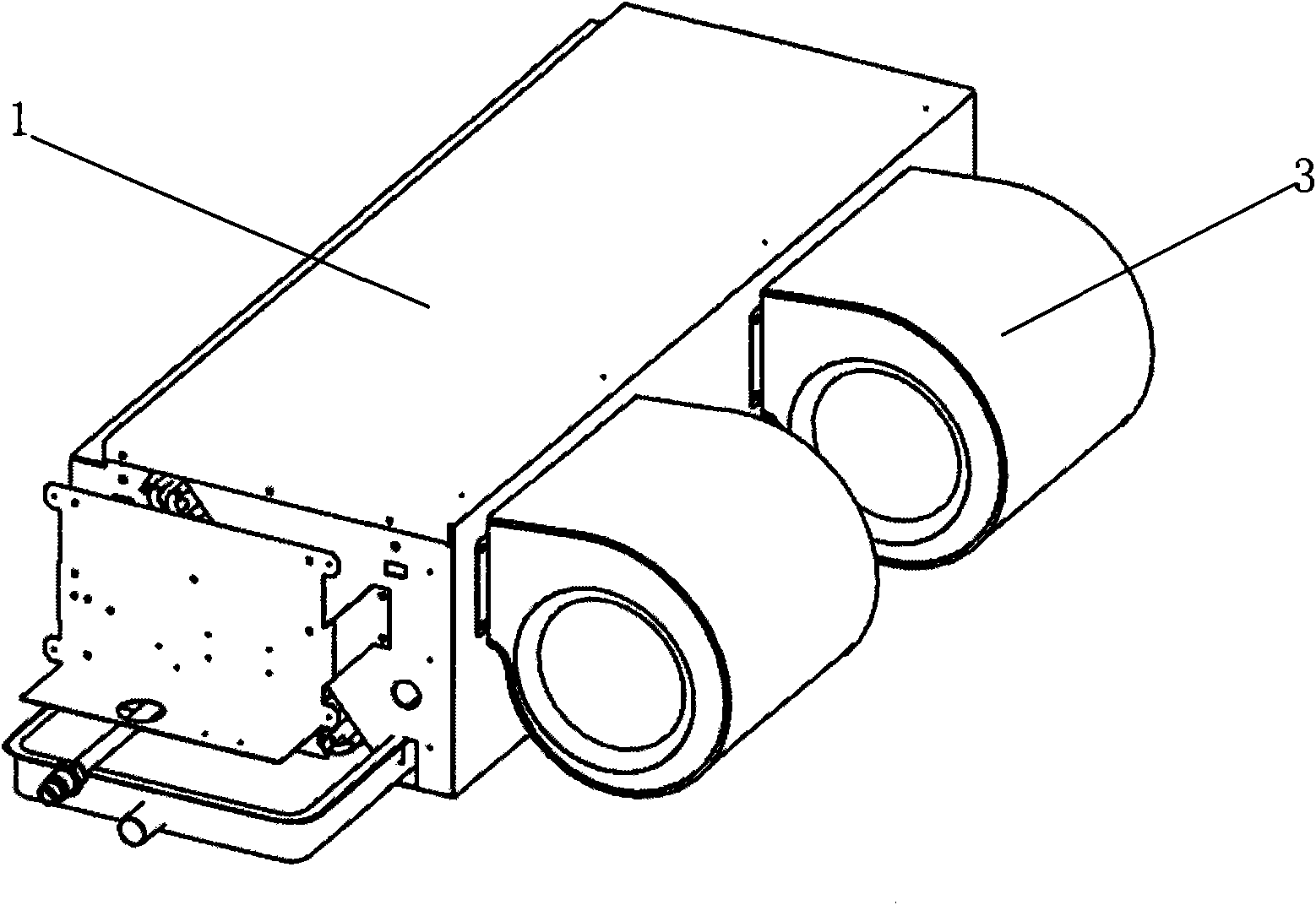 Filter screen structure of indoor unit of low-static pressure type air-conditioner