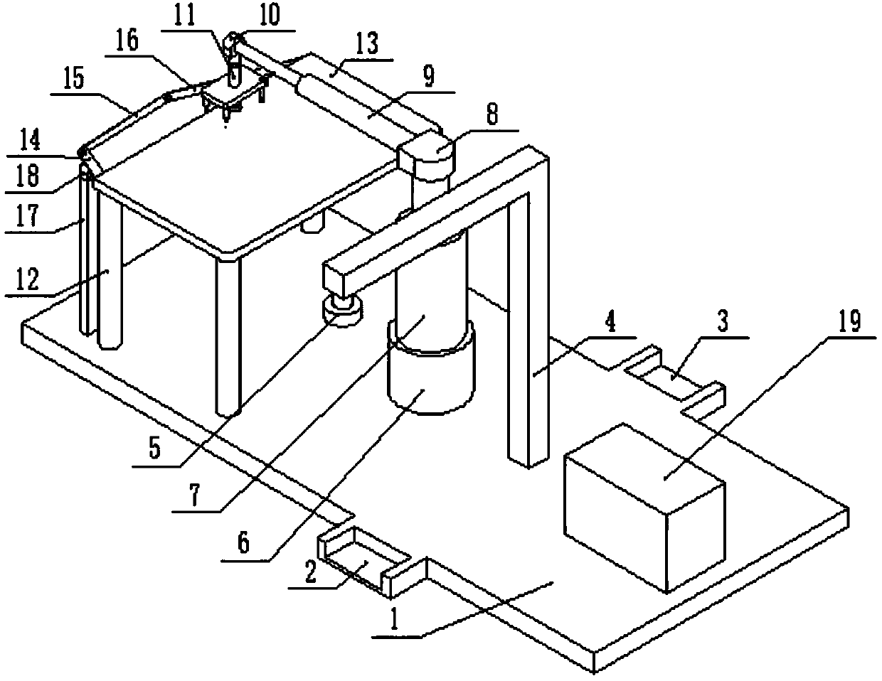 A photo automatic cropping robot