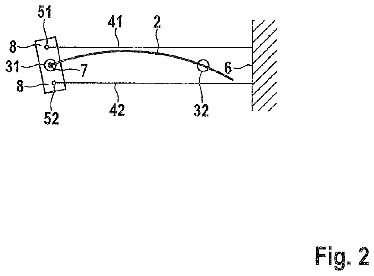 Bistable actuator device having a shape memory element