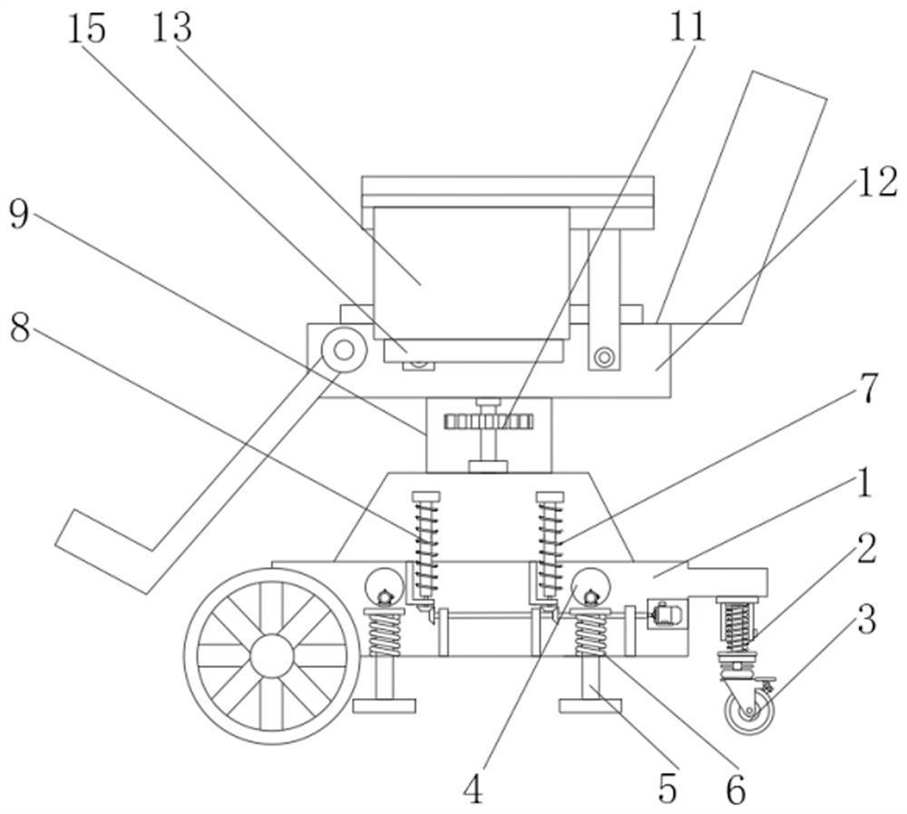 Electric wheelchair convenient to adjust in all directions