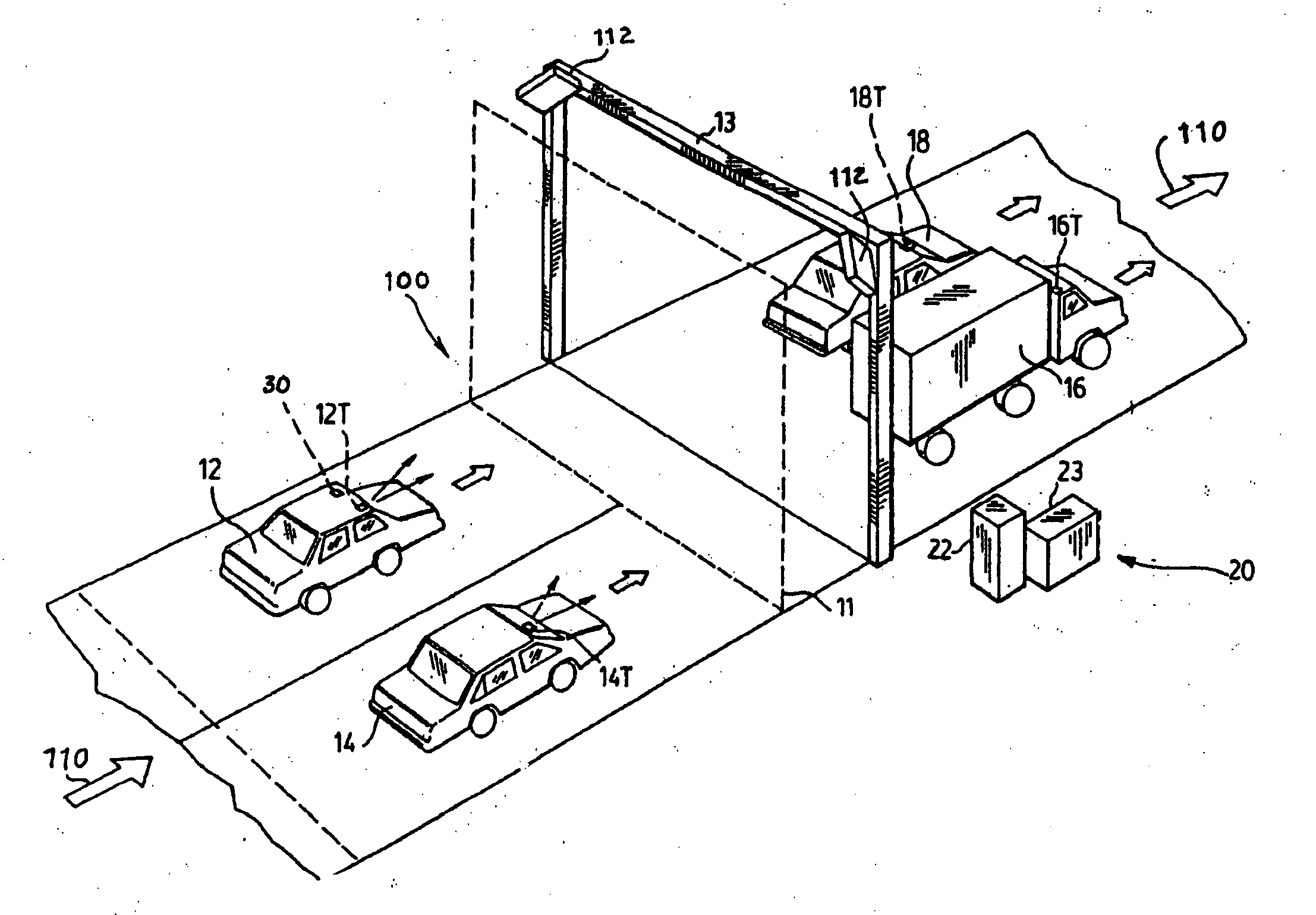 External indicator for electronic toll communications