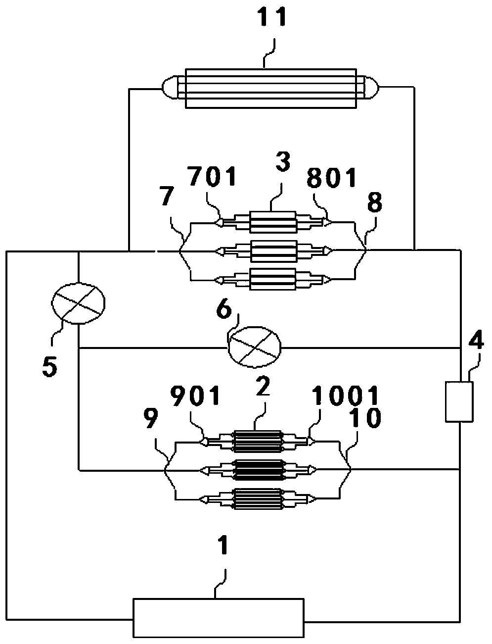 Multifunctional building integrated cooling and heating device