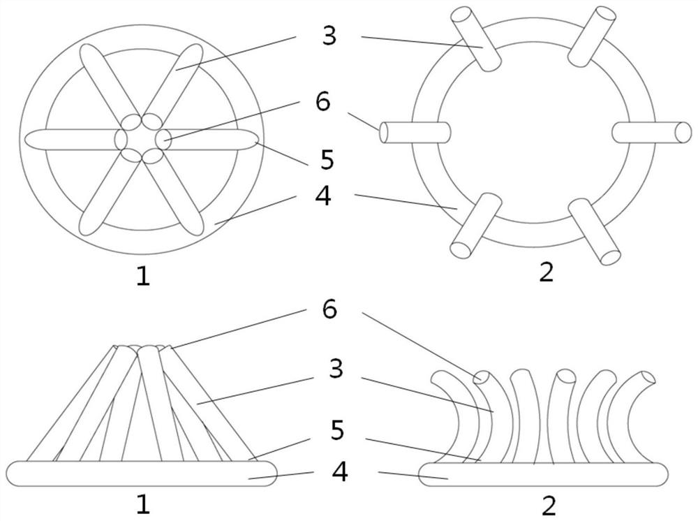 One-way valve opening device as well as indwelling needle and bronchial stent comprising same