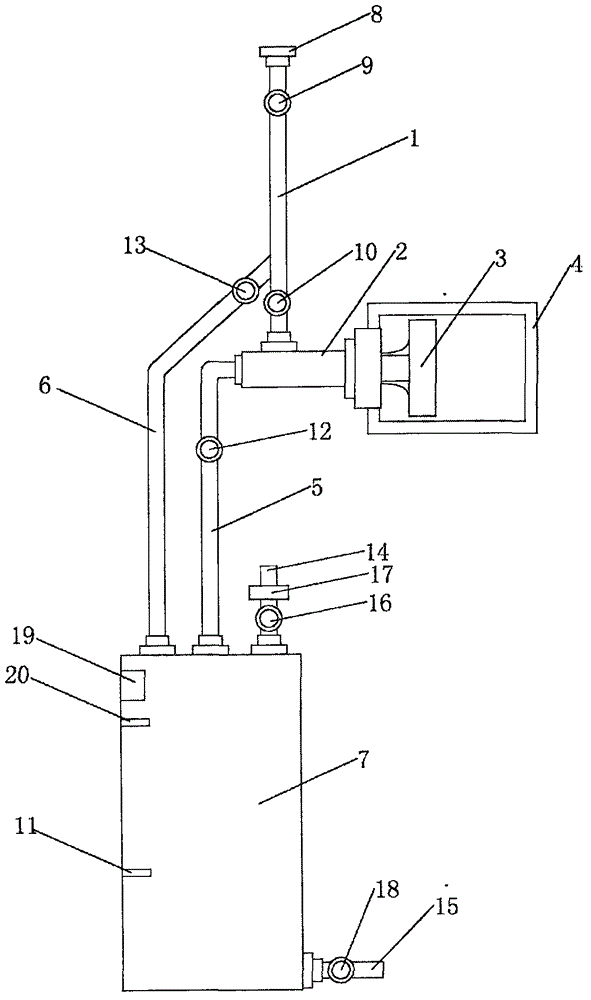 Abdominal cavity drainage device used for surgical department