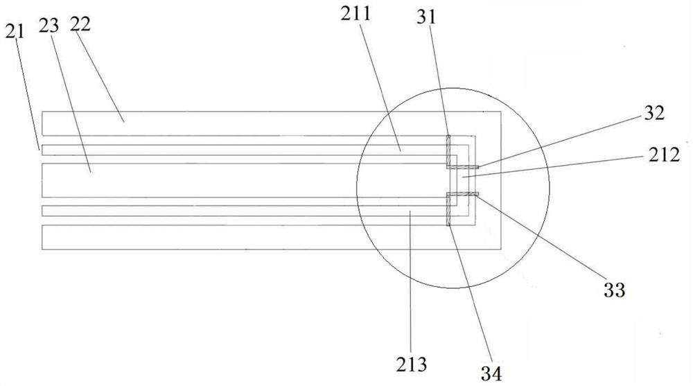 Folding capacitive load electrode structure, electro-optical modulator and preparation method of electro-optical modulator