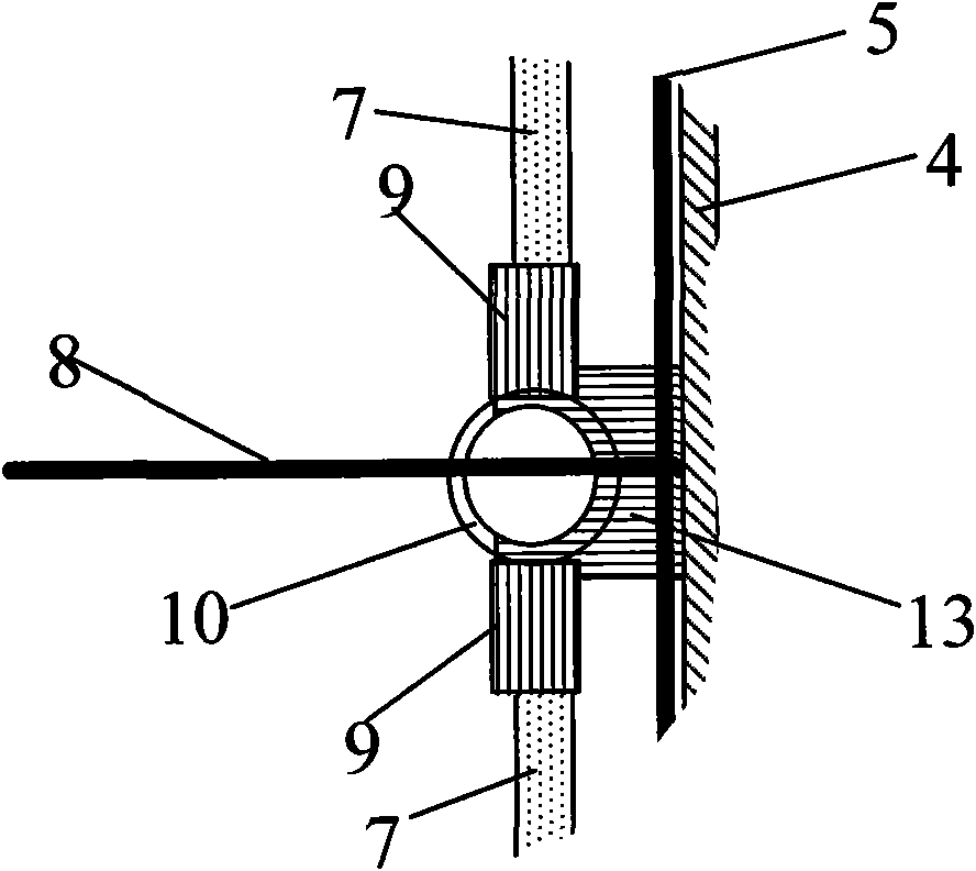 Test device for static properties of triaxial miniature accelerometer and test method thereof