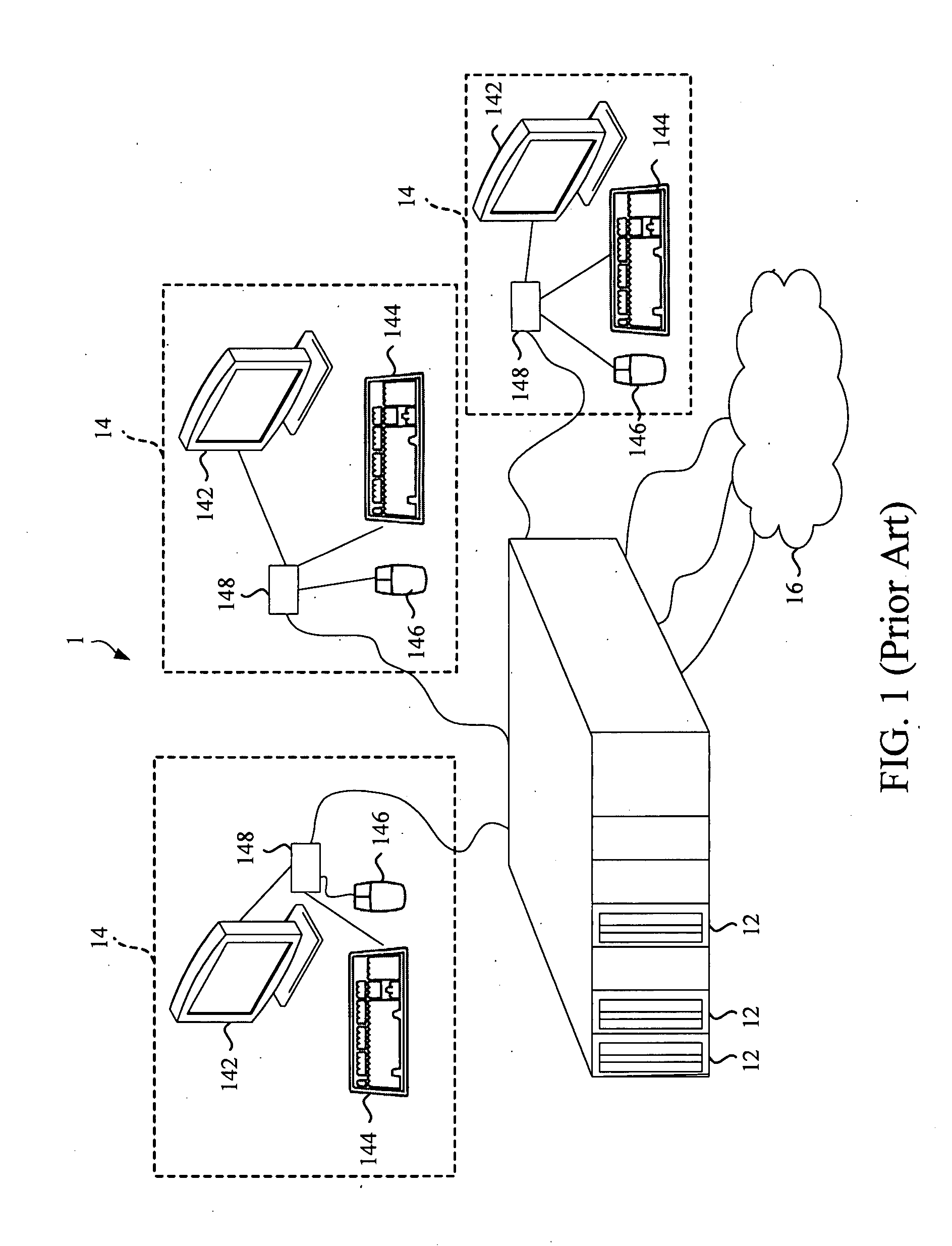 Method for operating host in hot key way in centralized computer system