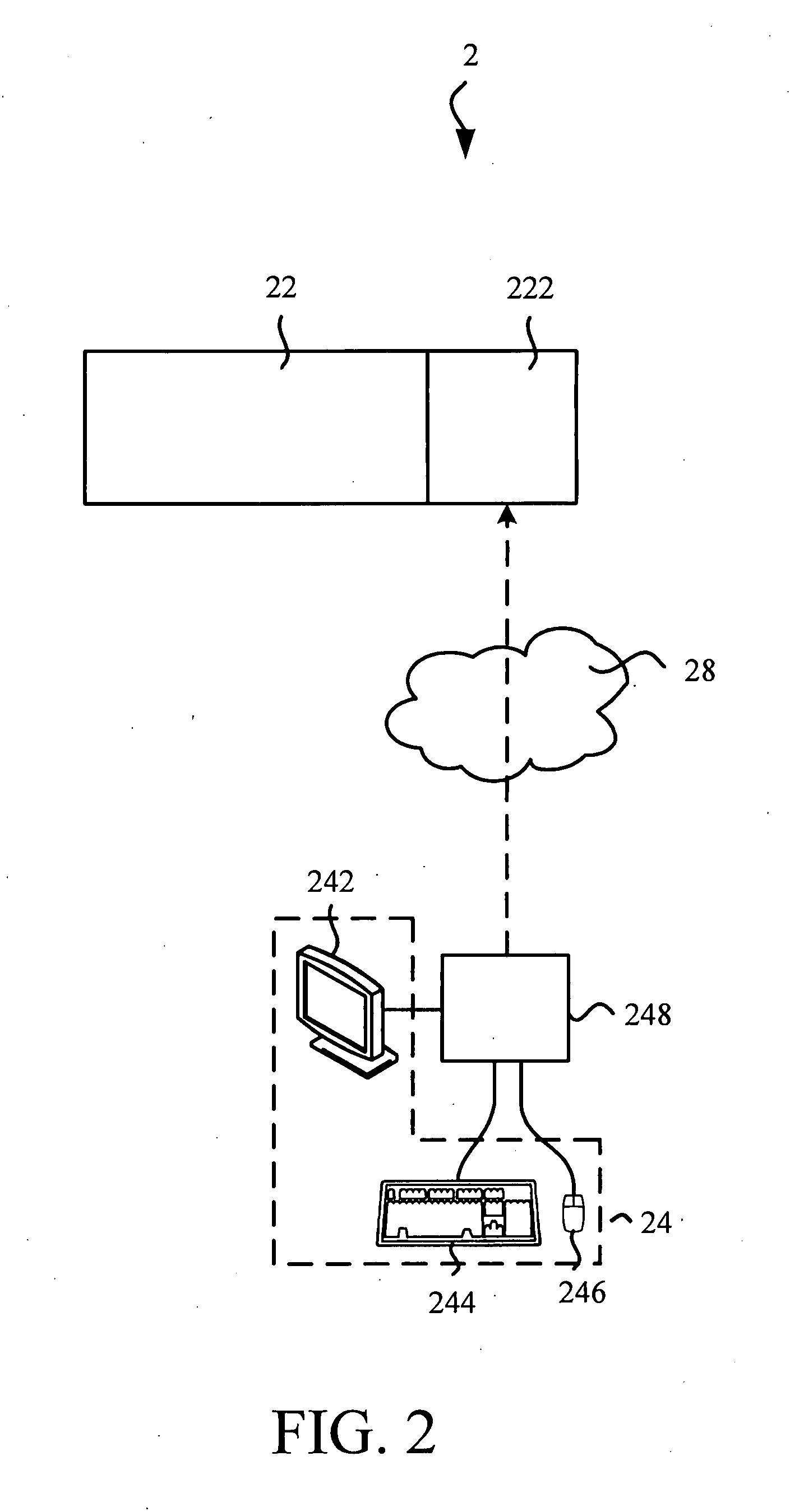 Method for operating host in hot key way in centralized computer system