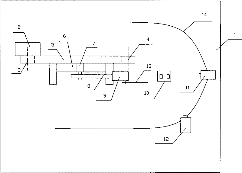 Knee joint biomechanical characteristic measuring device and measuring method based on body surface images